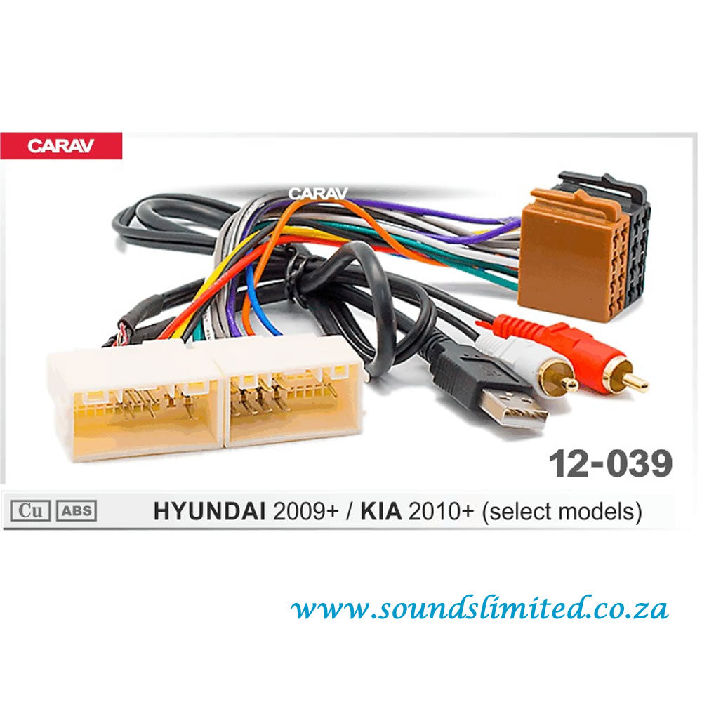 Carav 12-039 Hyundai, Kia ISO Harness for Car Audio Installation