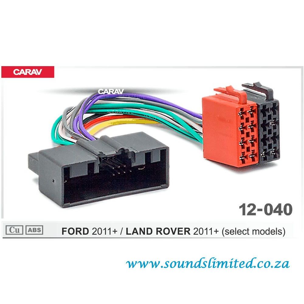 Carav 12-040 Ford, Land Rover ISO Harness for Car Audio Installation