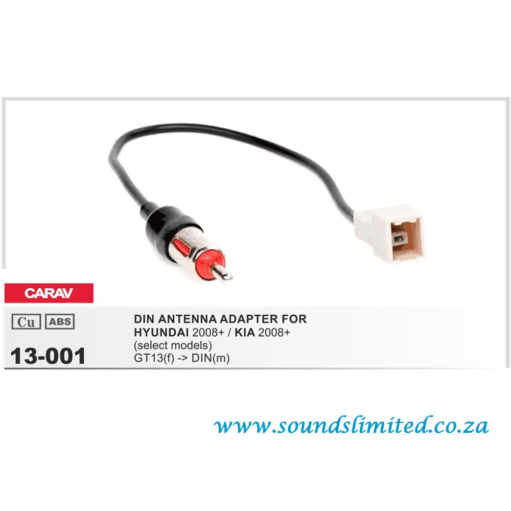 Carav 13-001 Hyundai, Kia Antenna Adapter for Car Audio Installation
