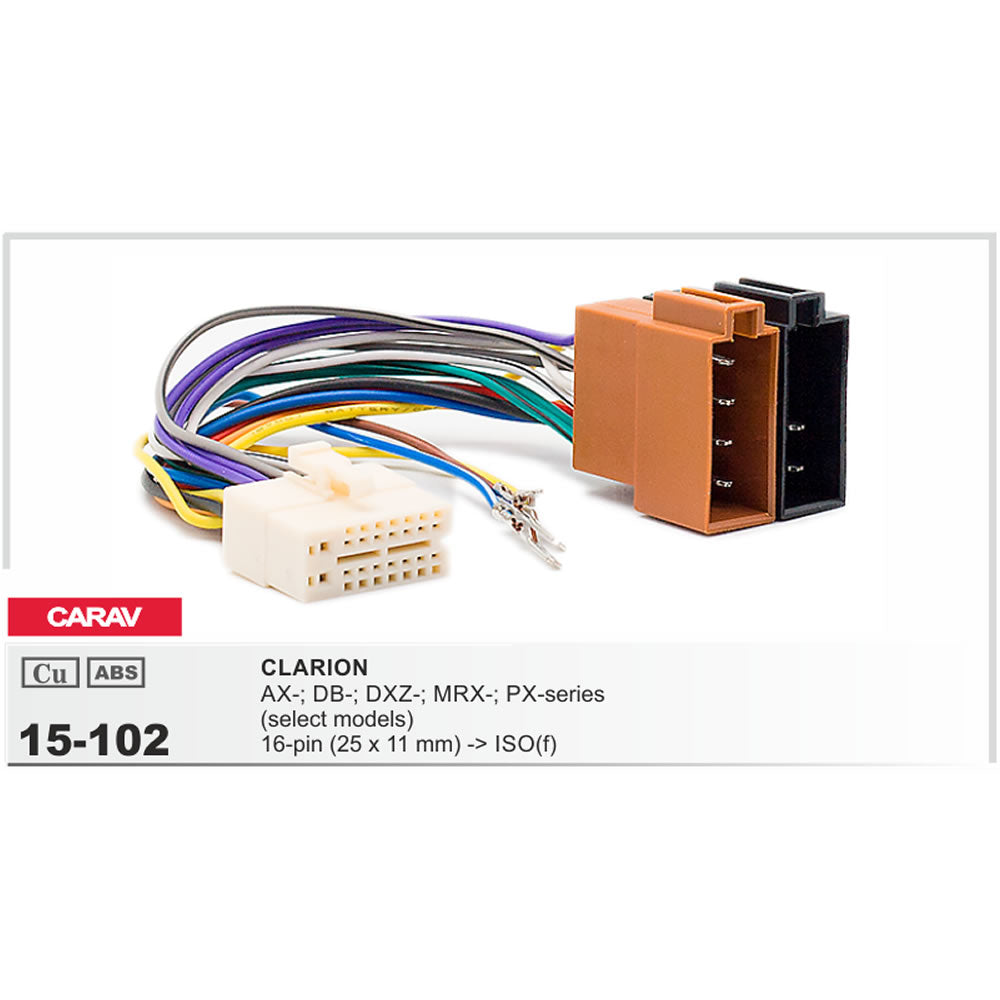 Carav 15-102 - Harness for Clarion Radio Head Unit