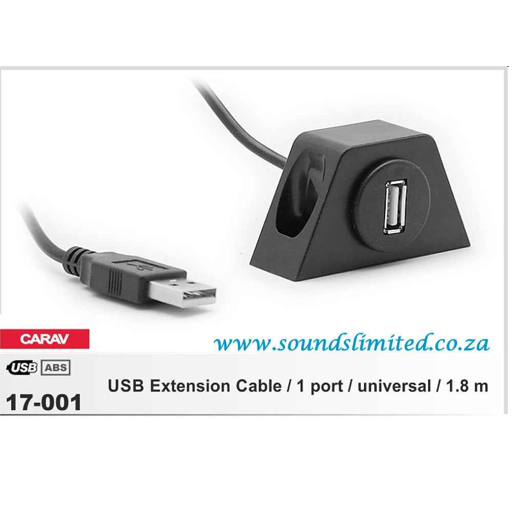 Carav 17-001 - Usb Extension Cable / 1 Port / 1.8 meter