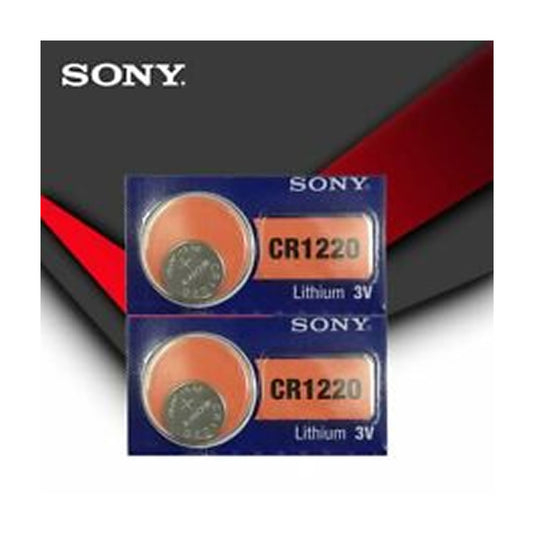 Sony CR1220 Lithium 3v 2 Pack
