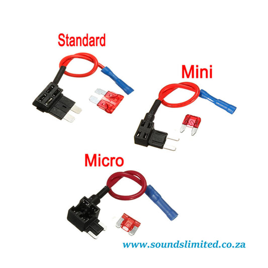 SL Fuse Tap (Piggy back fuse) Micro, Mini or standard fuse