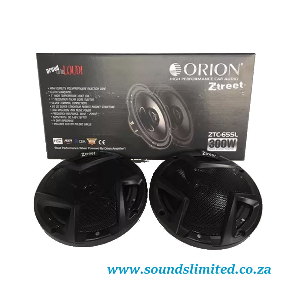 Orion ZTC-65SL - 6.5" ZTREET Coaxial Speaker Set