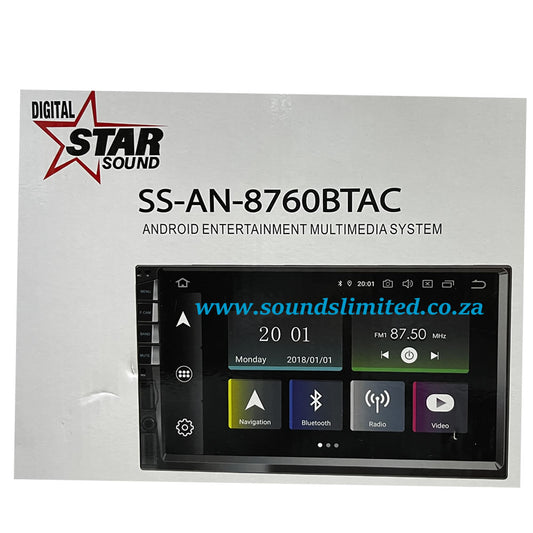 Starsound SS-AN-8760BTAC 7 inch Android Media Unit with CarPlay