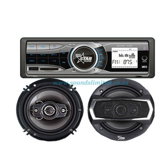Starsound SS-RScombo 600dl Multimedia unit + 6' speakers