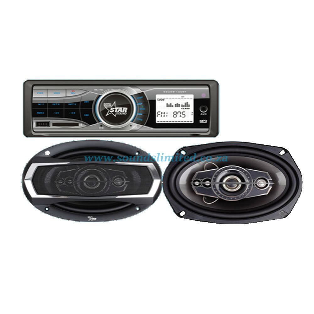 Starsound SS-RScombo 690dl Multimedia unit + 6x9 speakers
