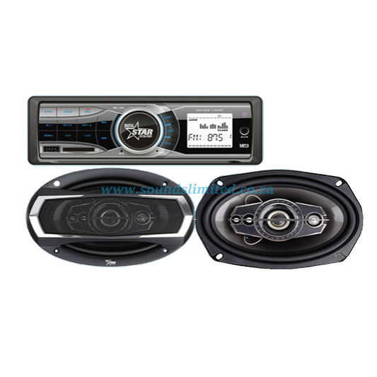 Starsound SS-RScombo 690dl Multimedia unit + 6x9 speakers