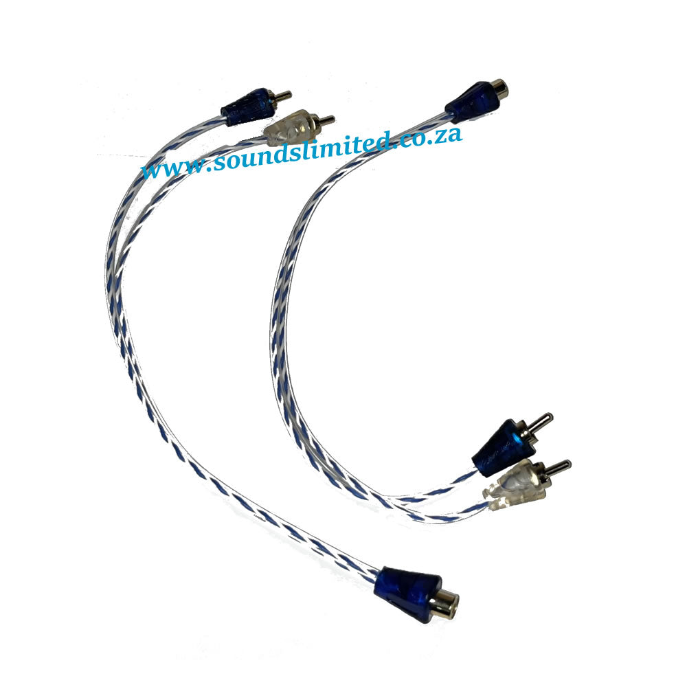 Targa TG-Y1F2M RCA splitters (Pair)