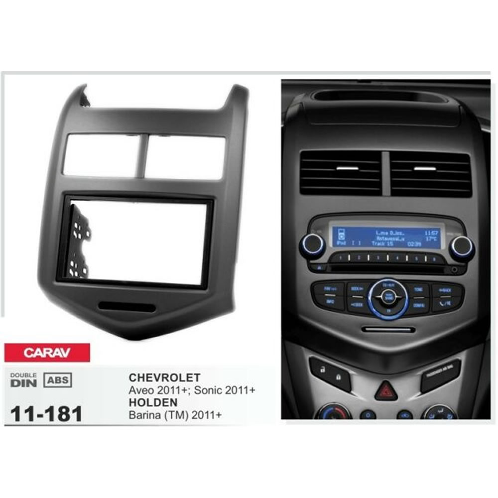 Carav 11-181 Chevrolet Sonic 2011+ / Holden In-Dash Car radio Trimplate – Sounds Limited