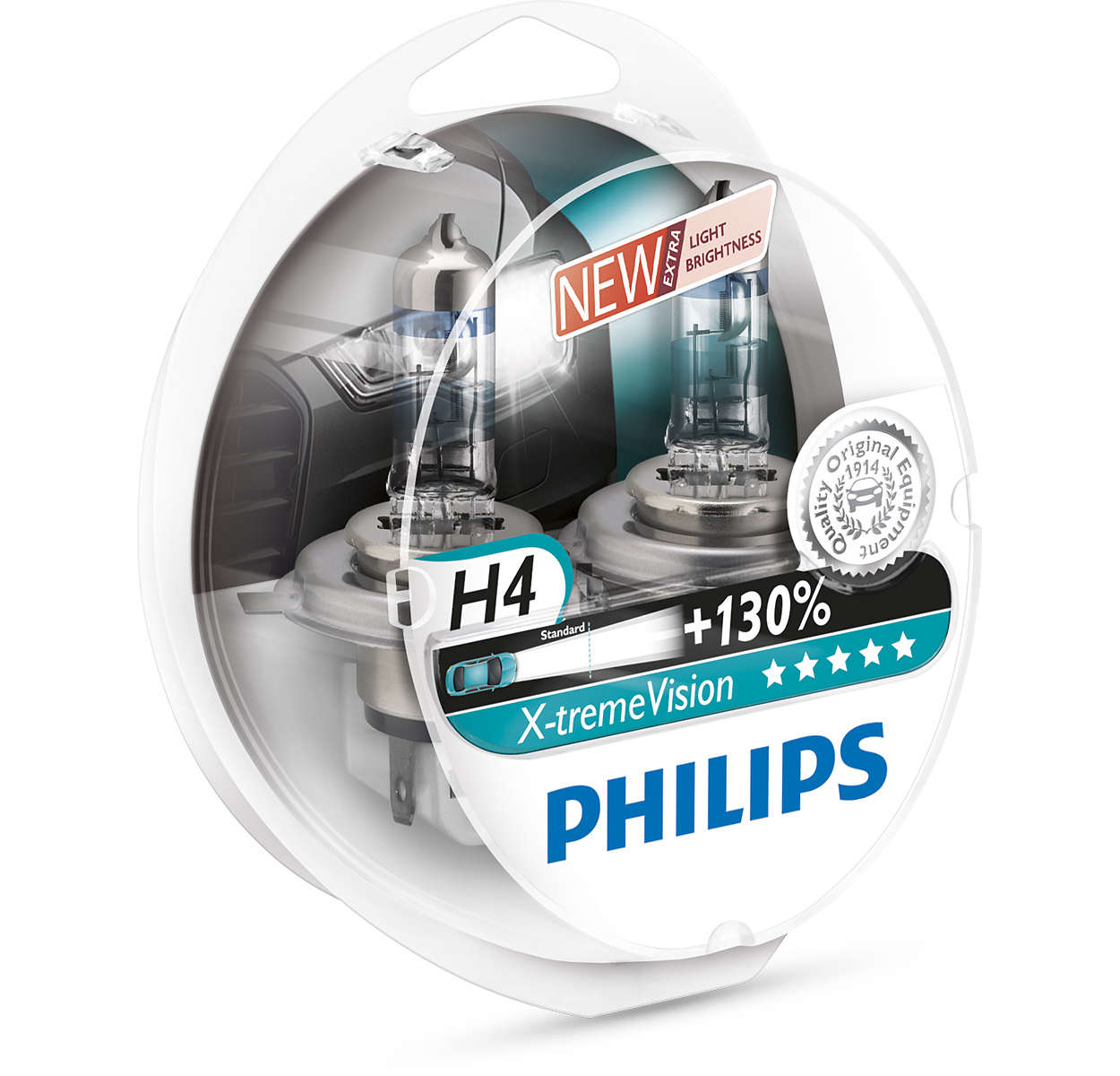 Philips H4 60/55W 12V Vision More light 12342PRC1 1 bulb