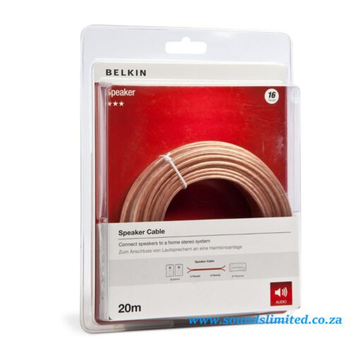 Belkin 2 x 0.75mm (16ga) Speaker Cable - 20m