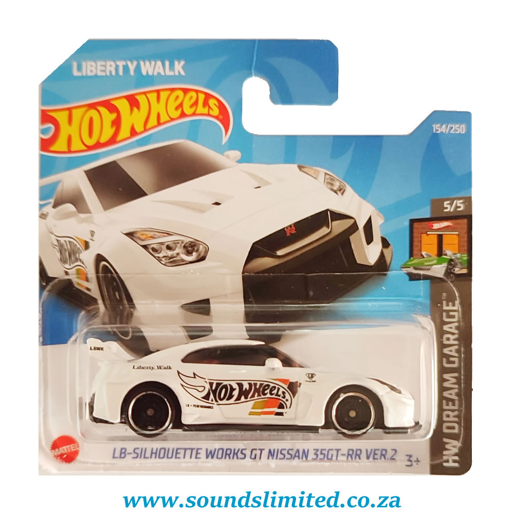 Hot Wheels LB-Silhouette Works GT Nissan 35GT-RR Ver.2 (white) – Sounds  Limited