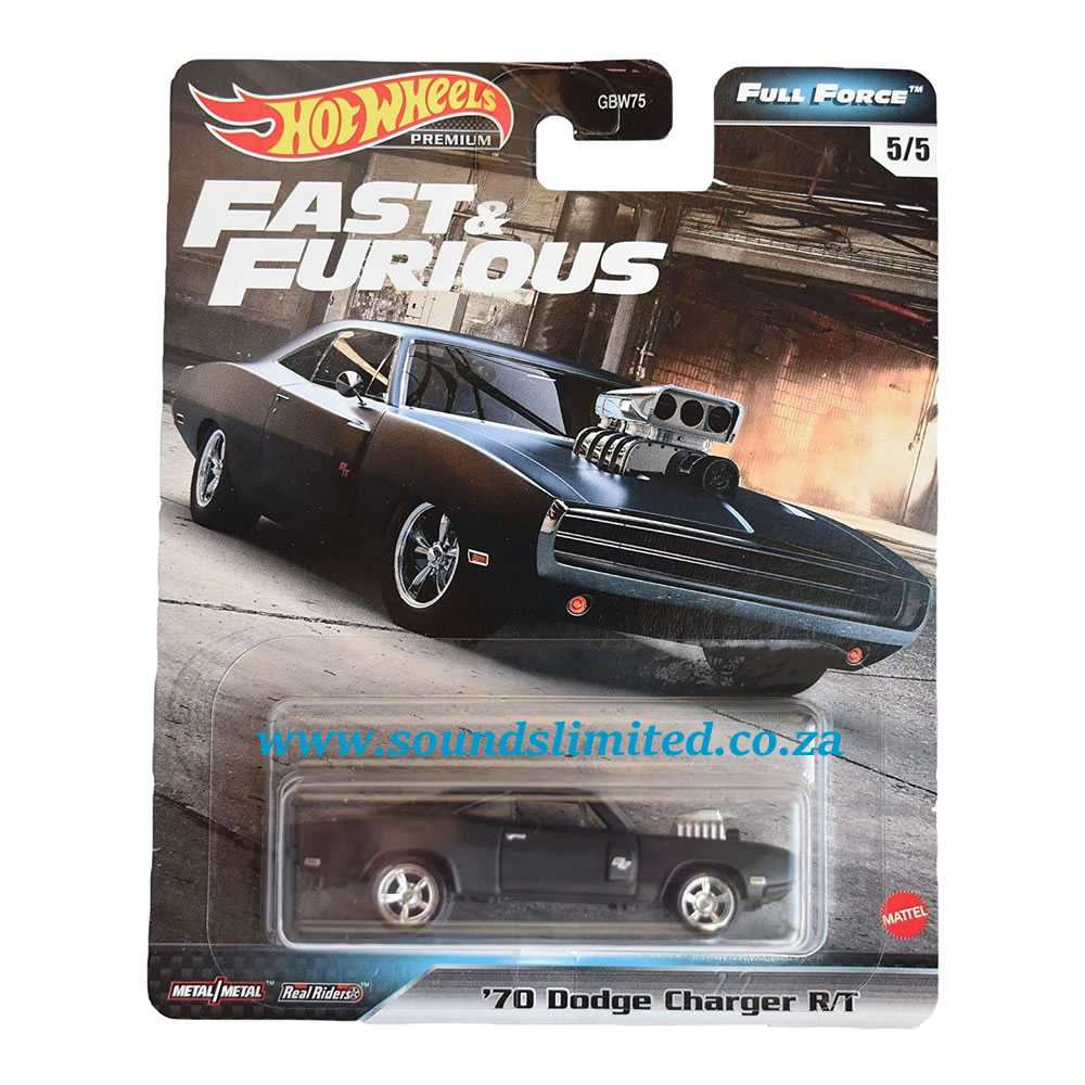 Hot Wheels '70 Dodge Charger Black Fast & Furious 2023 HKG57 – Sounds  Limited
