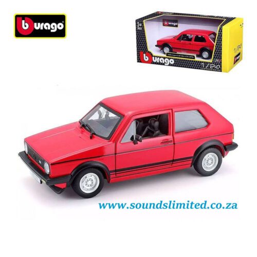 Bburago 1979 VW Golf Mk1 GTI Red 1:24 18-21089