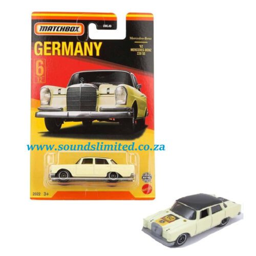 Matchbox Stars of Germany 62' Mercedes-Benz 220 SE