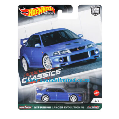 Hot Wheels Car Culture Mitsubishi Lancer Evolution VI (Blue) – Sounds ...