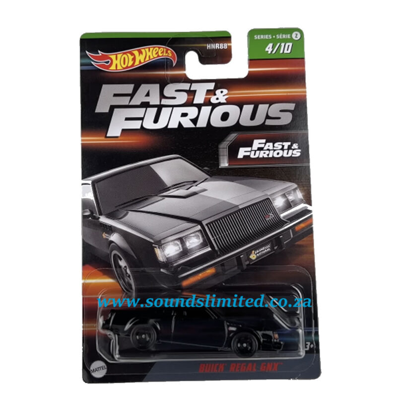 Hot Wheels Fast And Furious Buick Regal GNX HNT04 – Sounds Limited