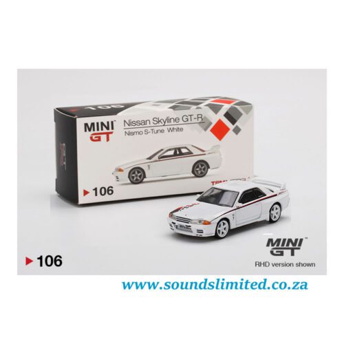 MiniGT #106 Nissan Skyline GT-R (R32) Nismo S-Tune White