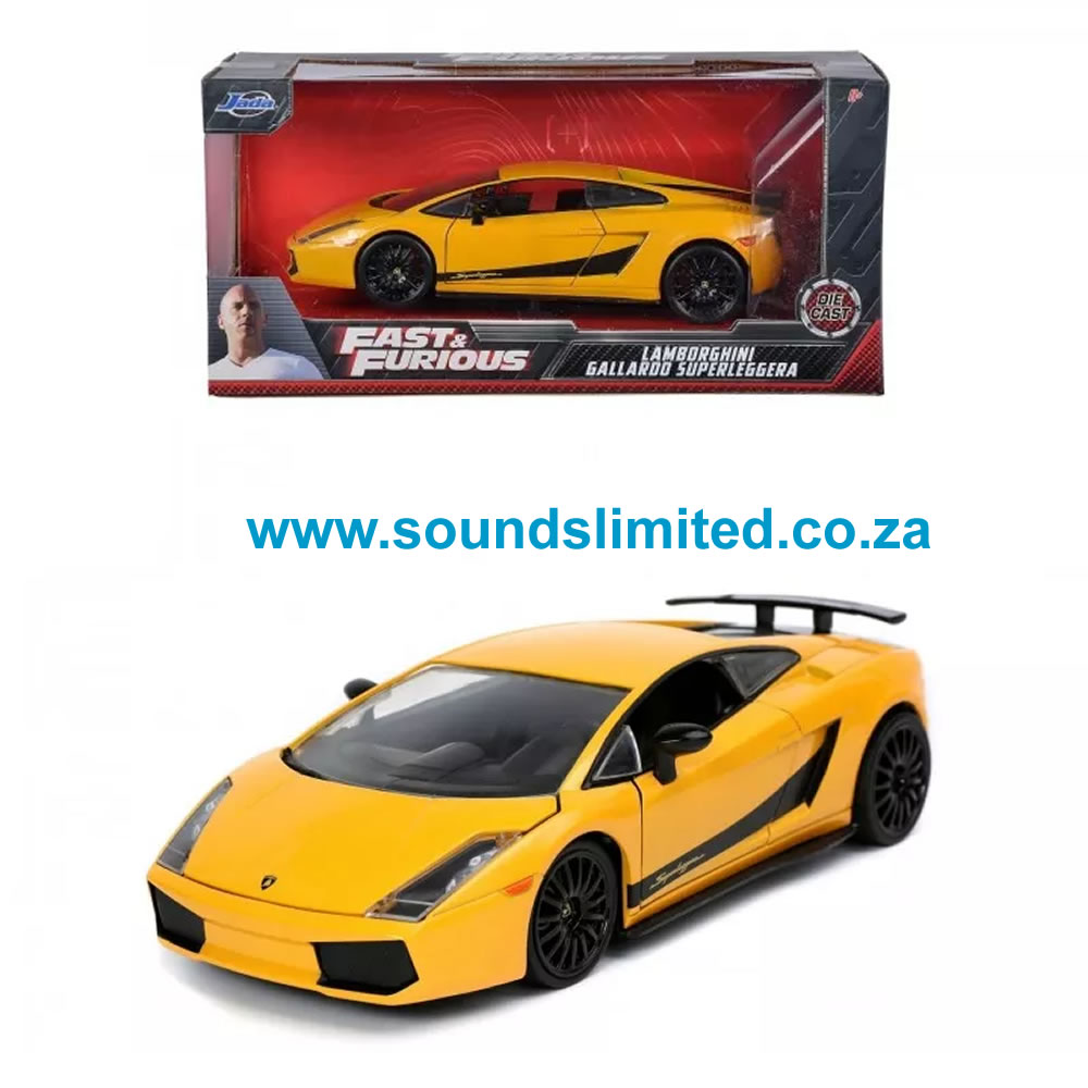 Lamborghini Gallardo Superleggera, Fast and Furious - Jada Toys 32609/4 -  1/24 scale Diecast Car 