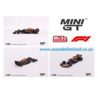 OCT 2023 Mini GT 1/64 #520 Oracle Red Bull RB18 #1 Dhabi Grand