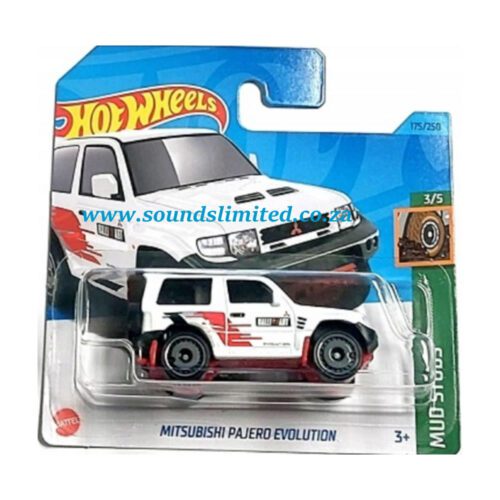 Hot Wheels 2023 Mitsubishi Pajero Evolution Mud Studs #3 HKK36