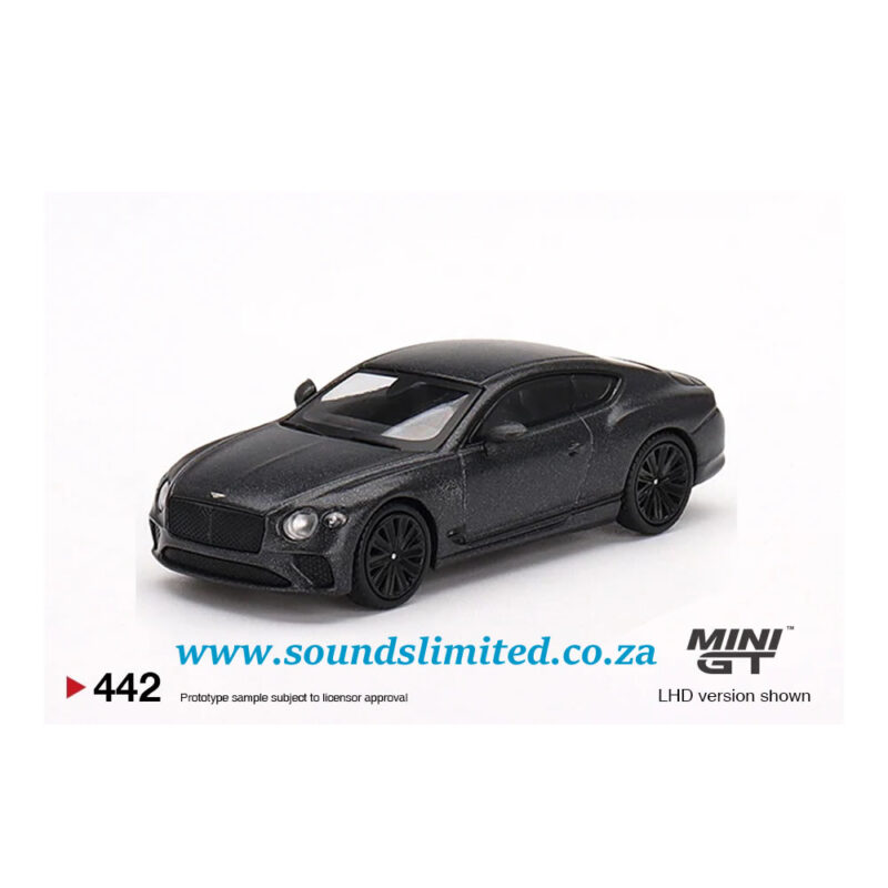 MiniGT #442 1/64 Bentley Continental GT Speed Anthracite Satin – Sounds ...