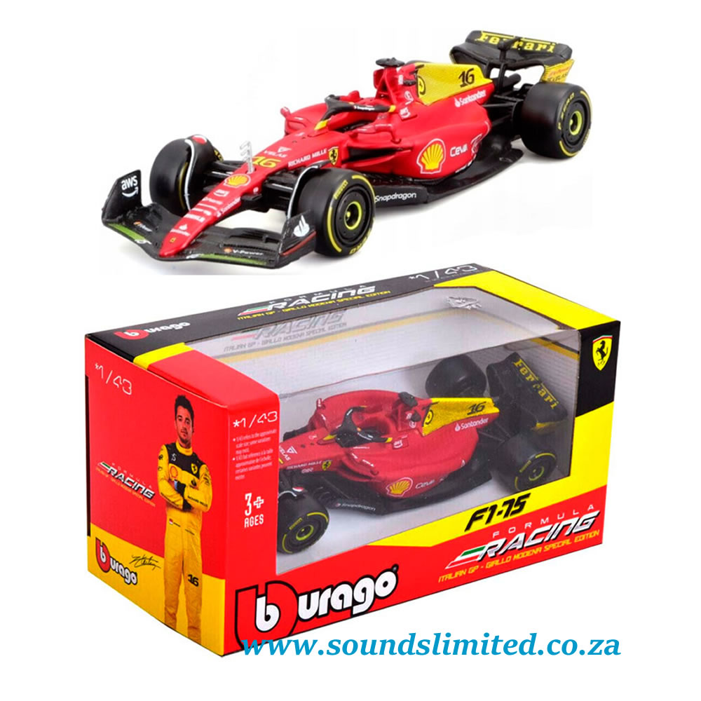 BBURAGO - FERRARI F1-75 - Season Car 2022 - 1/43