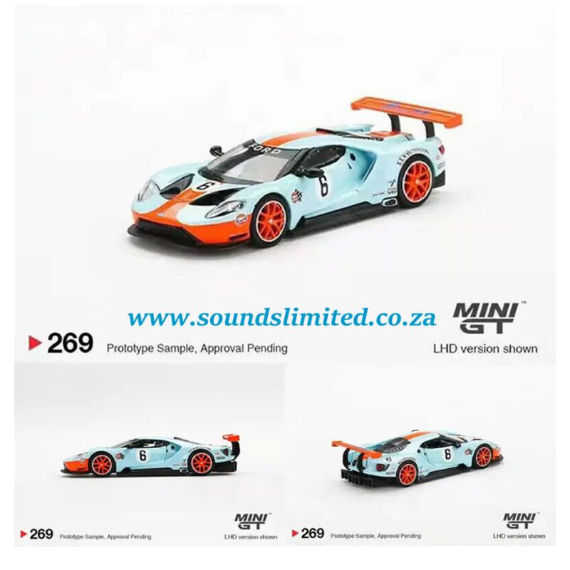 Mini Gt Ford Gt Gtlm Gulf Lhd Scale Model Car Sounds Limited