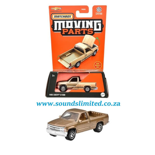 Matchbox Moving Parts 1995 Chevy C1500 Gold HVM83 - Image 2