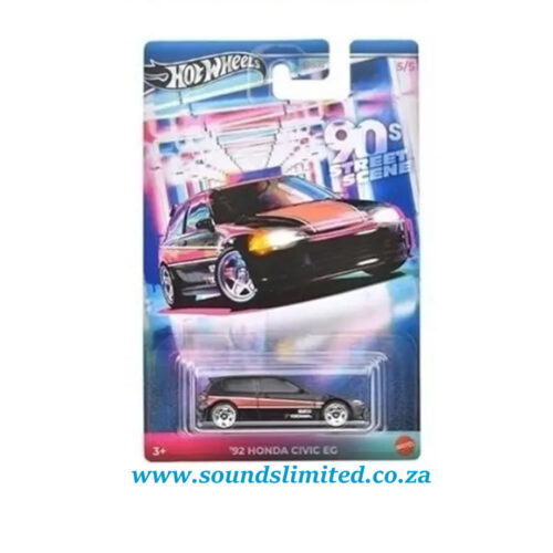 Hot Wheels 90's Street Scene '92 Honda Civic EG #5 JCB56