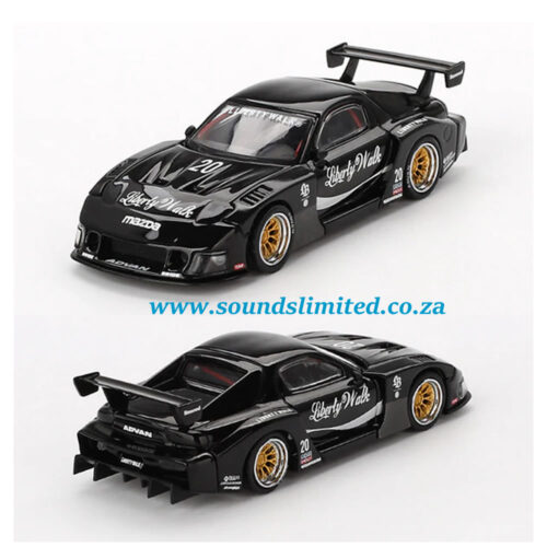 MiniGT #785 Mazda RX-7 LB-Super Silhouette Liberty Walk Black 1/64