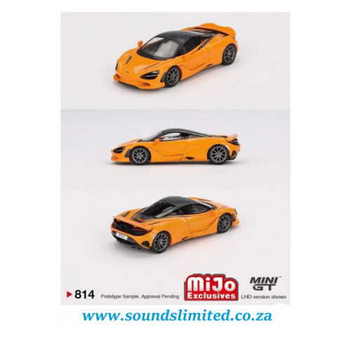 Mini GT #814 McLaren 750S Mclaren Orange - Image 2