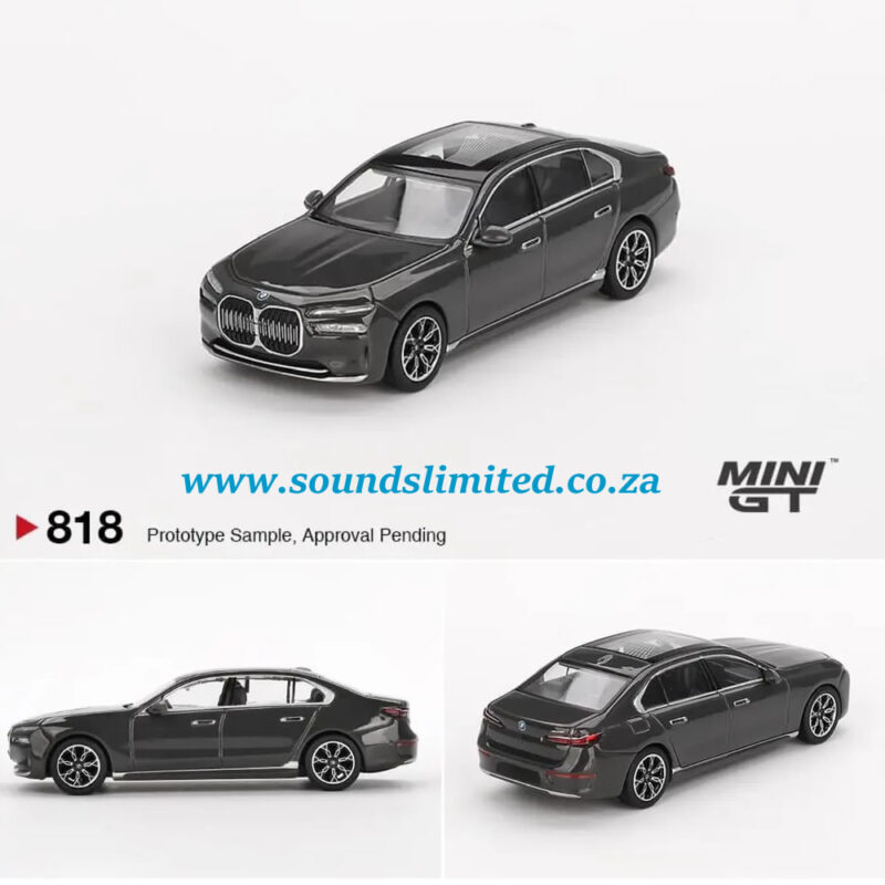 Mini Gt #818 Bmw I7 Xdrive60 Dravit Grey – Sounds Limited