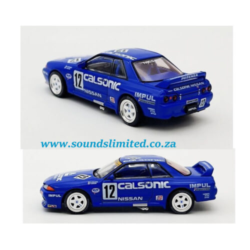 Pop Race 1/64 Nissan GTR R32 JTC #15 1990 Blue PR64-104 - Image 3