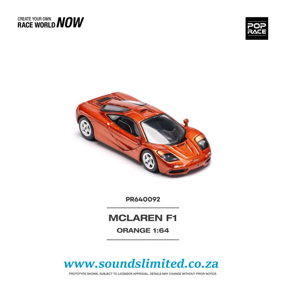 Pop Race McLaren F1 Orange 1/64 PR64-92