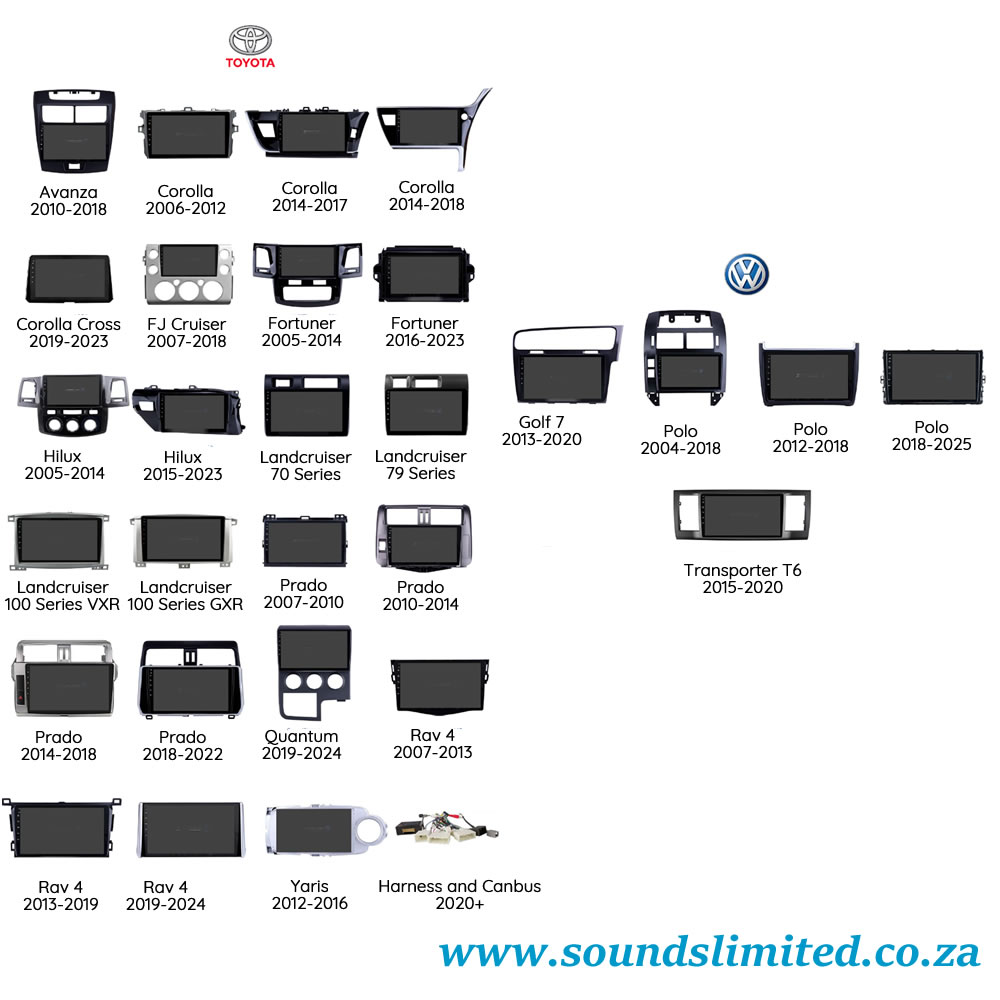 Toyota Landcruiser 79 Series 9″ Universal Media Unit Android Auto / Apple Carplay – Wireless 5G 4GB+64GB OEM9A-4/64-TY79