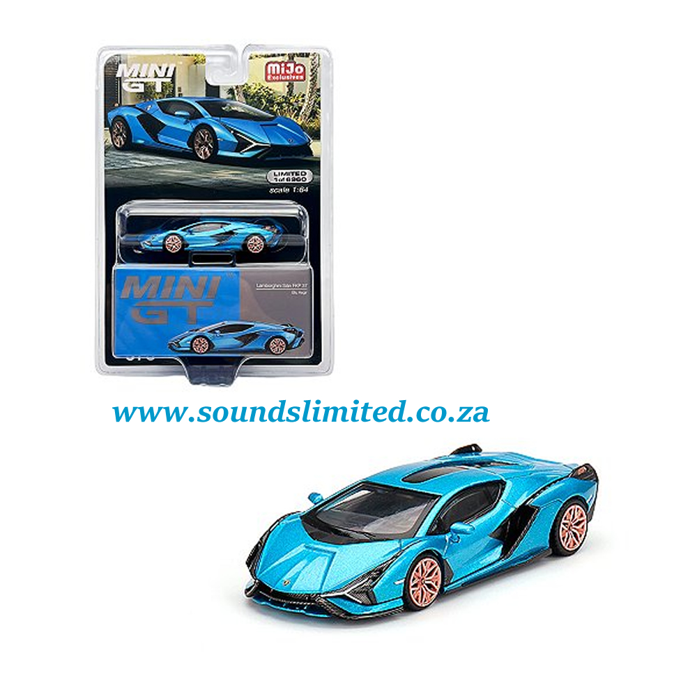 Mini GT #573 Lamborghini Sian FKP 37 Blu Aegir (BLISTER PACK